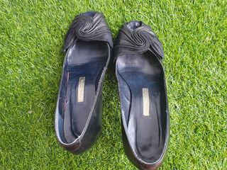 Peep toe negros 38