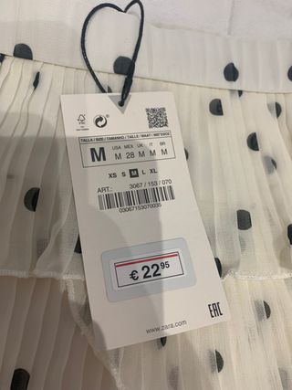 falda pantalon zara