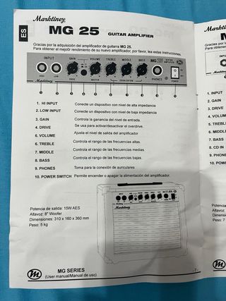 Guitarra eléctrica Júnior y Amplificador 15 W