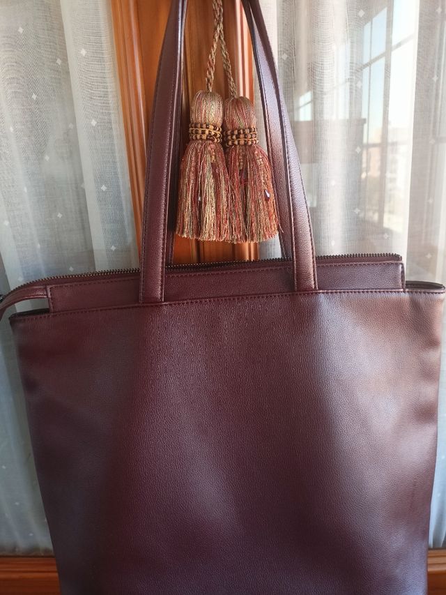 Bolso Tous grande burdeos