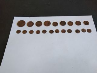 Monedas antiguas de cobre