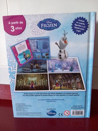 Libro con juego de Frozen
