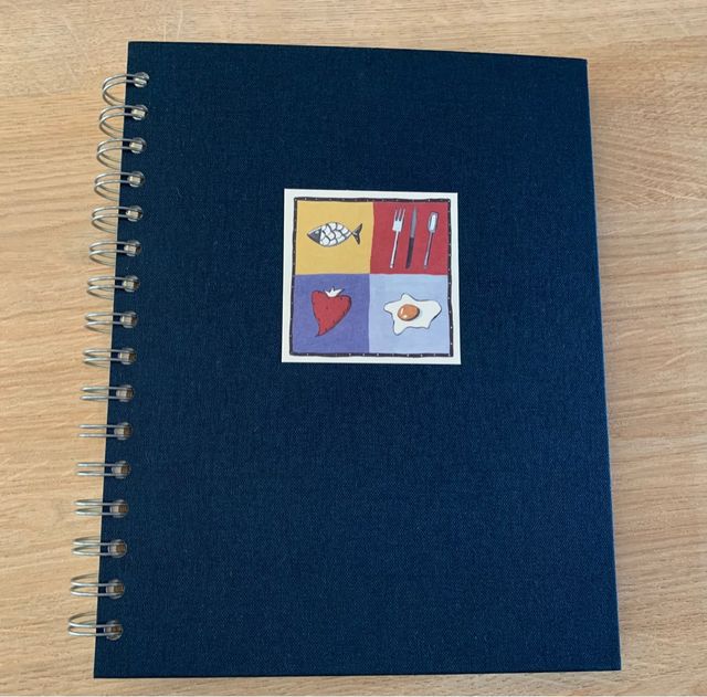 cuaderno para recetas