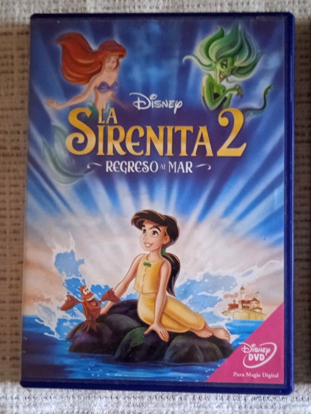 DVD Disnep la sirenita 2 y Alicia