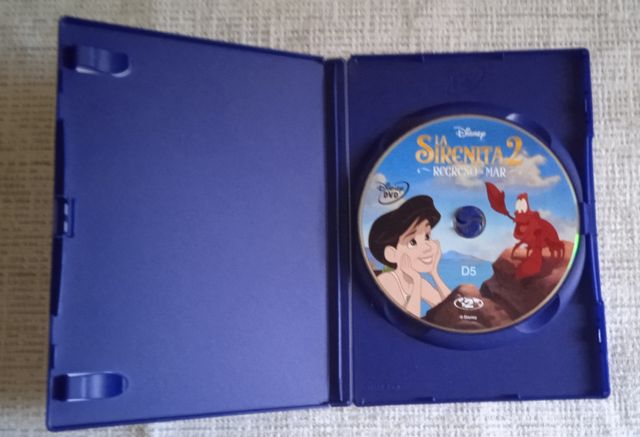 DVD Disnep la sirenita 2 y Alicia