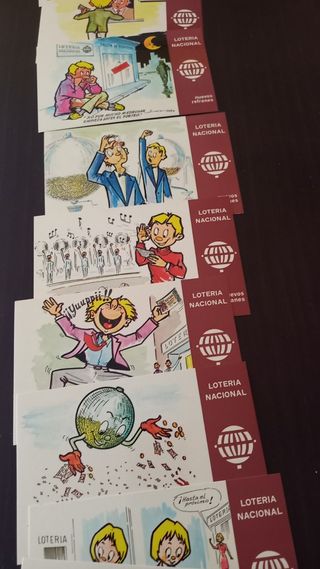 TARJETAS POSTALES LOTERÍA