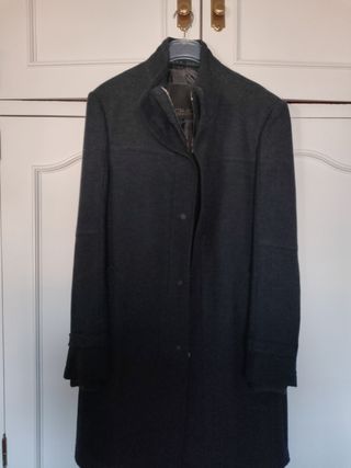 Abrigo gris talla L 