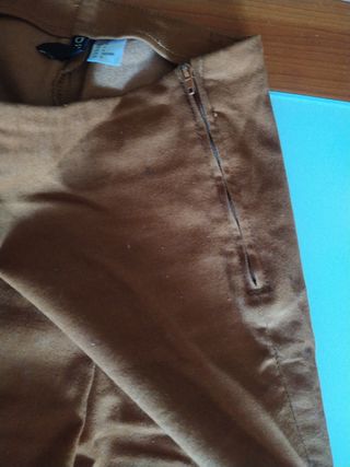 pantalón marrón h&m talla 36