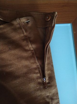 pantalón marrón h&m talla 36