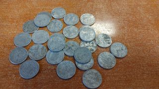 28 Monedas 10 centimos diferentes años