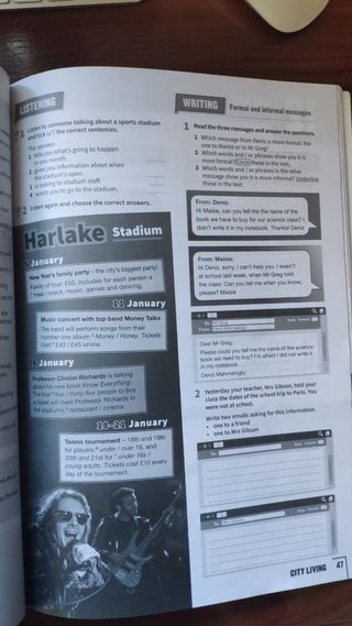 Libro de inglés worbook