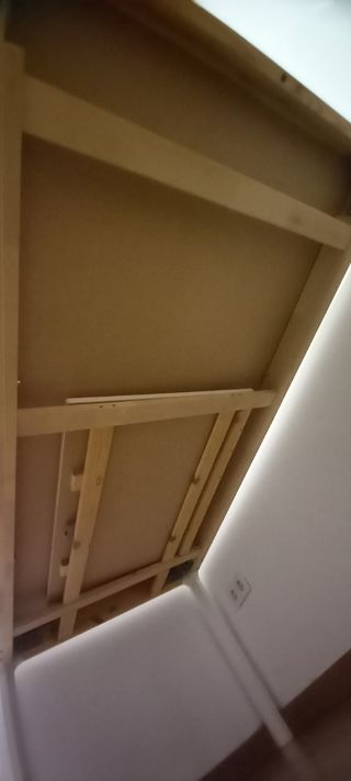 Oferta! Mesa extensible blanca de ikea con cristal