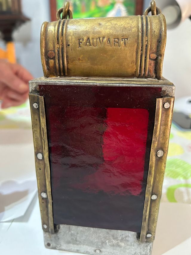 Lanterna ferroviária Albert Butin Favart