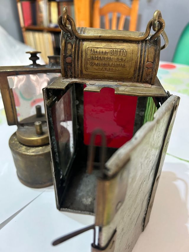 Lanterna ferroviária Albert Butin Favart