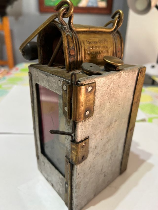 Lanterna ferroviária Albert Butin Favart