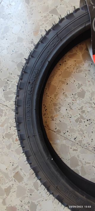 Cubierta y recamara bicicleta niño