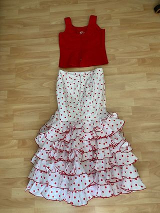 Traje vestido/ gitana/flamenca joven