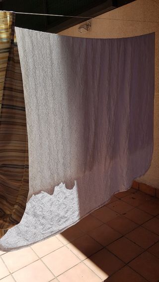 Colcha blanca algodón