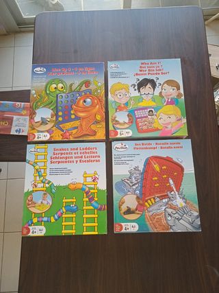 4 juegos de mesa por el precio de 1