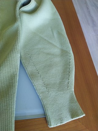 jersey fino verde marca fórmula joven talla s