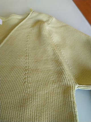 jersey fino verde marca fórmula joven talla s