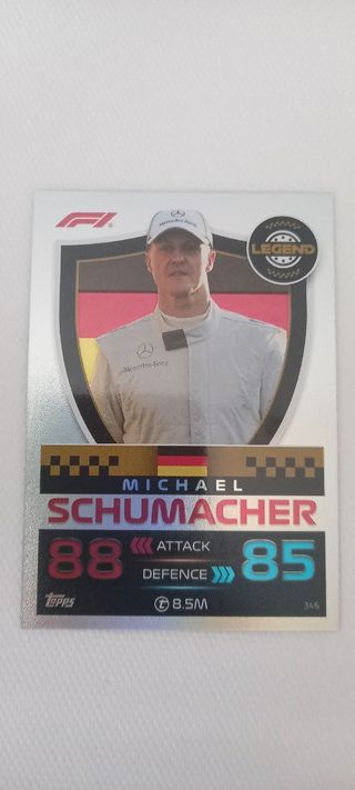Carta Michael Schumacher attax f1 2023