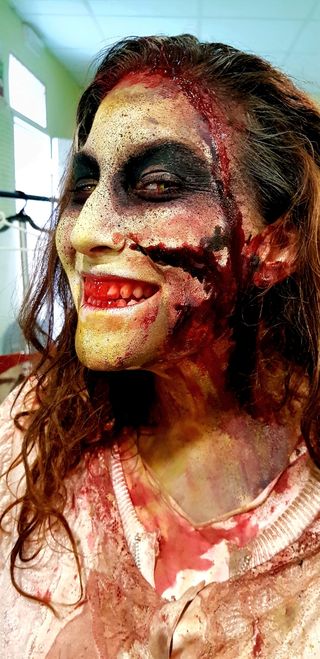 maquillaje terror para halloween 