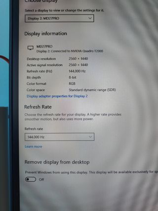 Monitor Gaming 144Hz