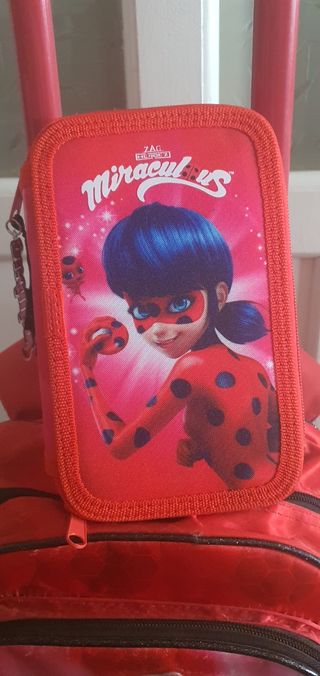 Mochila Ladybug con estuche a juego