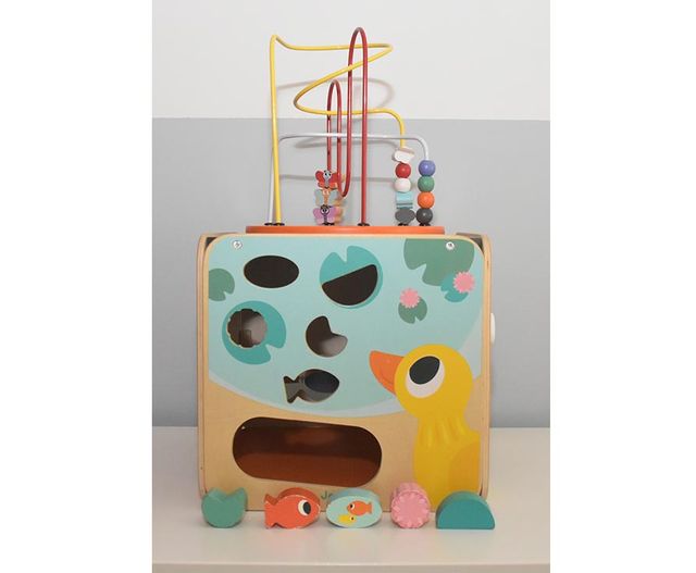 Cubo Multiactividades de Madera Janod