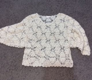 Jersey calado crochet