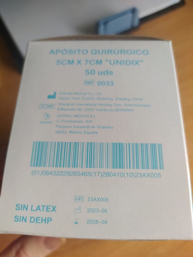 Bendaggi chirurgici 5x7cm