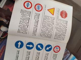 Libro autoescuela antiguo 1976