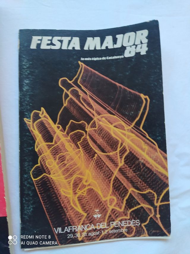 Programas Festa Major Vilafranca del Penedés