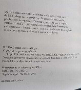 Libros García Márquez