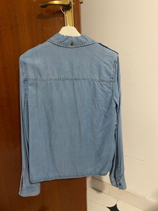 Sobrecamisa Zara azul vaquero