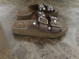 Sandalias de esparto