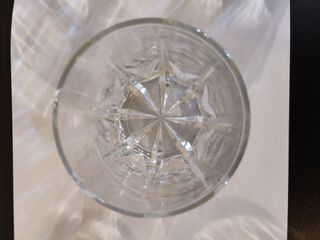 Sei bicchieri acqua capienti bisellati