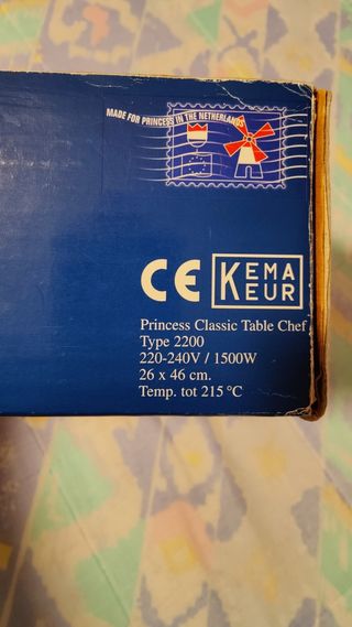 Plancha Princess classic