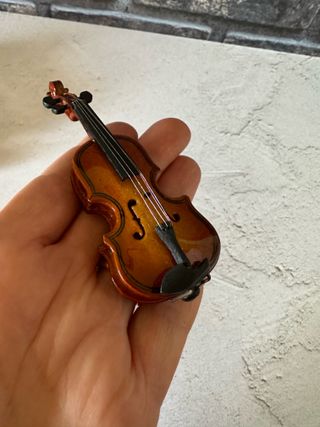 Violino in miniatura con custodia