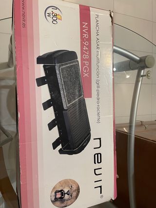 plancha de asar multifuncion, marca Nevir