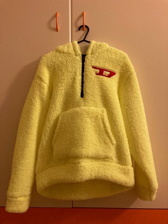 Fleece con cappuccio Diesel