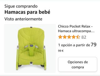 Hamaca balancín relax chicco