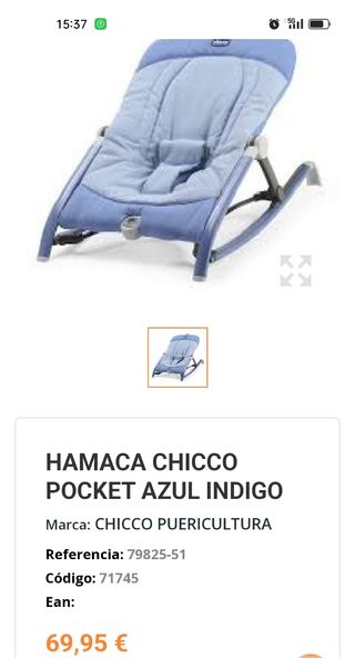 Hamaca balancín relax chicco