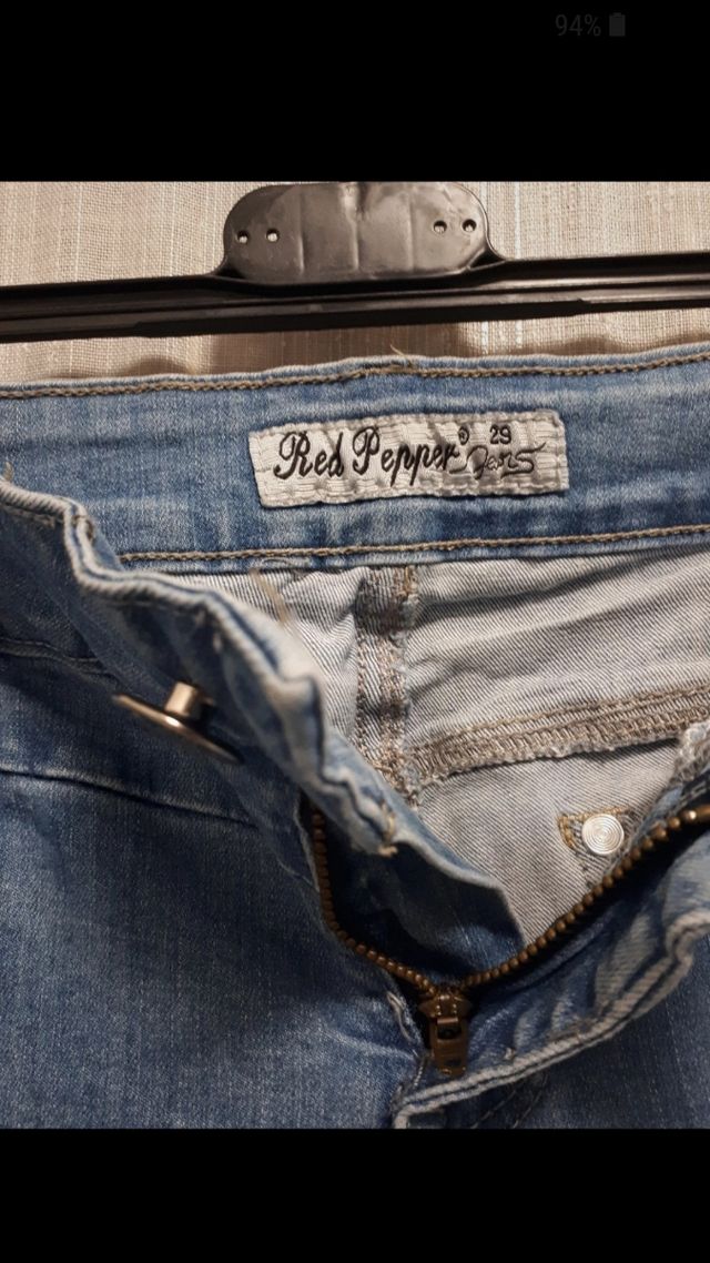 Jeans skinny a vita bassa colore chiaro