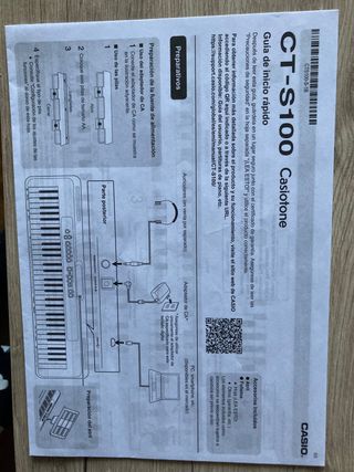 NUEVO! Vendo TECLADO DIGITAL CTS-100 sin usar 