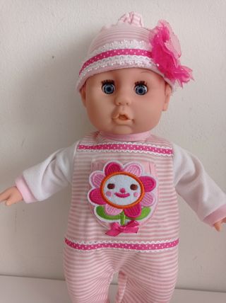 Juguete muñeca bebé en saco de dormir 30 cm