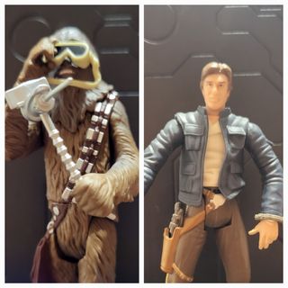 Chewbacca y Han Solo POTJ