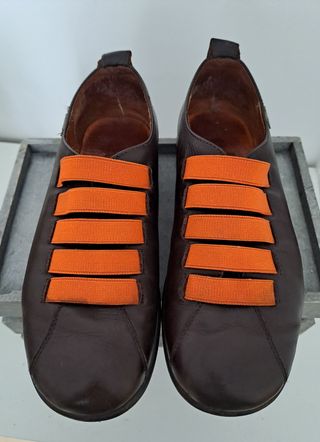 Zapatos Acebo's marrón y naranja
