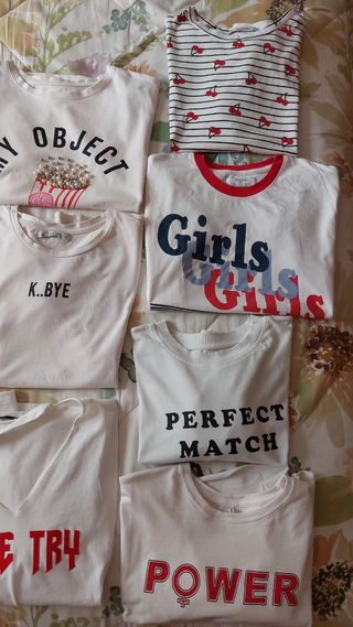 Camiseta Blanca Básica lote